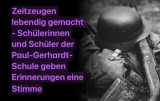 Zeitzeugen lebendig gemacht