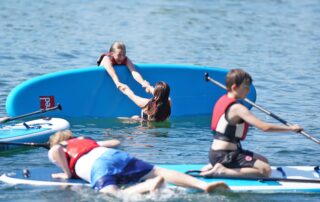 Sportlicher Ausklang am See