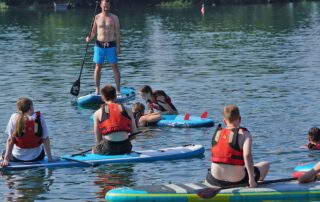 Sportlicher Ausklang am See