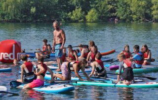 Sportlicher Ausklang am See