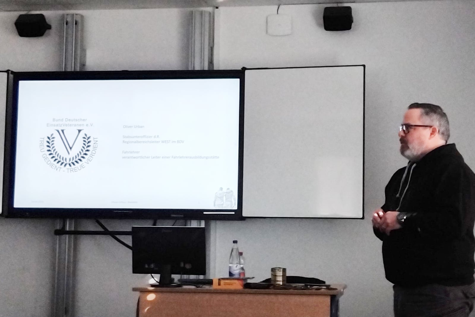 Besuch eines Veteranen